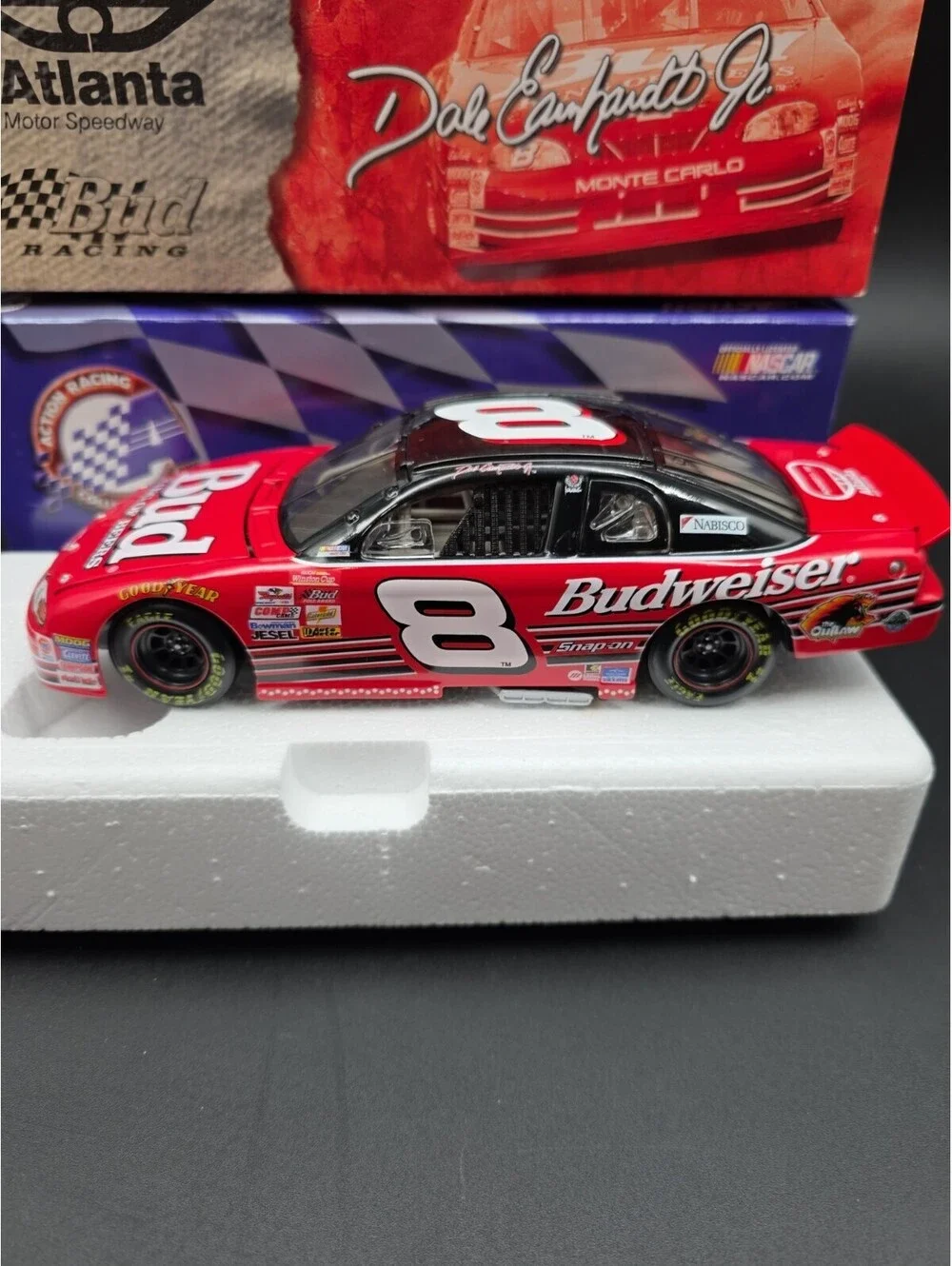 Dale Earnhardt Jr. #8 Budweiser Atlanta Winner 1999 Monte Carlo Action Car